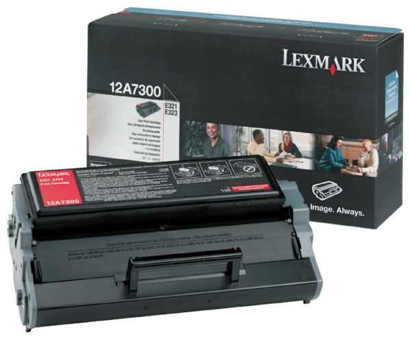 Original Lexmark 12A7300 Toner Schwarz