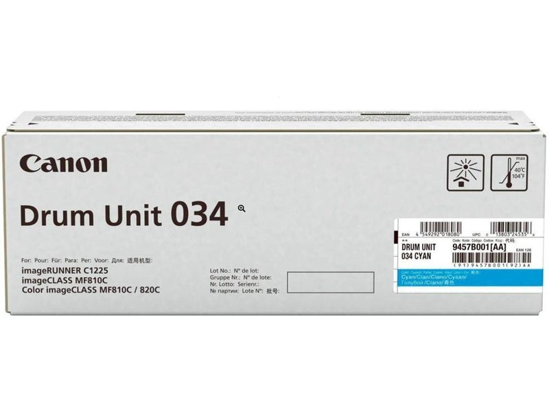 Original Canon 034 | 9457B001 Trommel Cyan ( B-Verpackung )