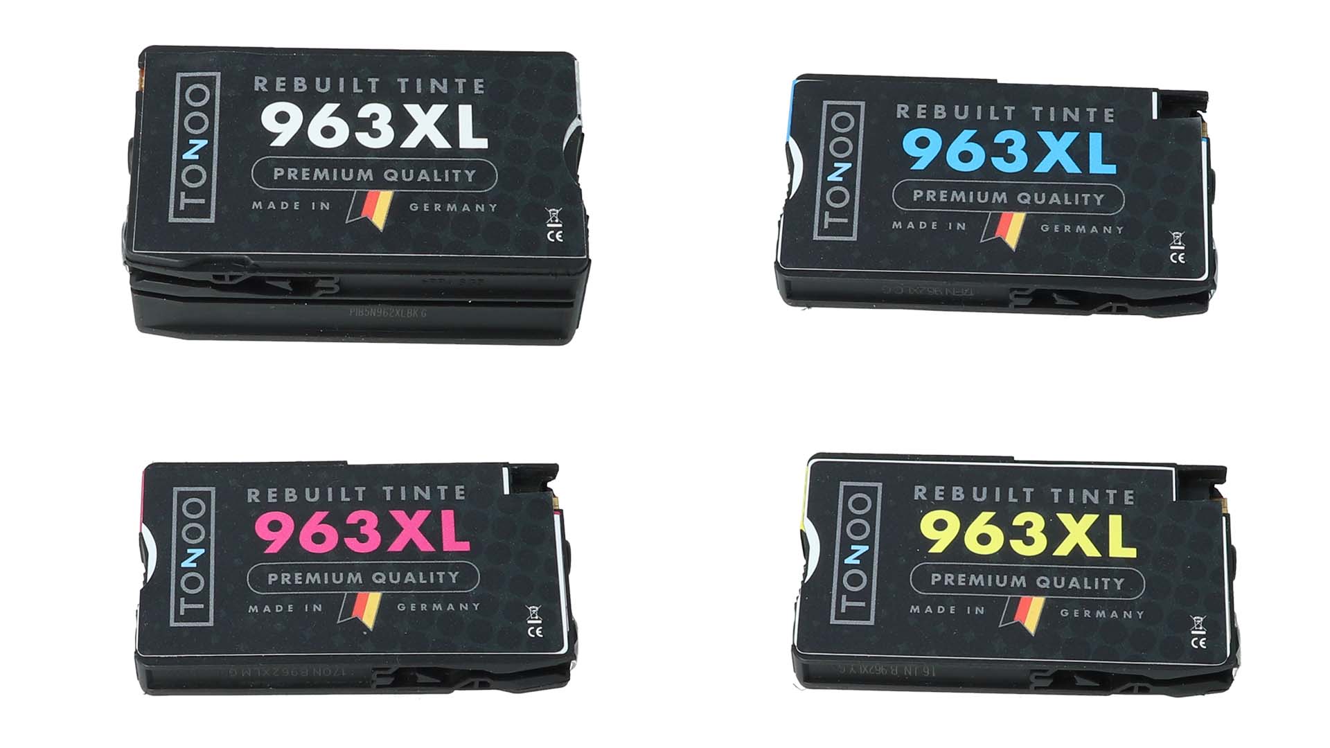 Tonoo® Tinte ersetzt HP 963XL | 3YP35AE BK/C/M/Y Spar Set XL