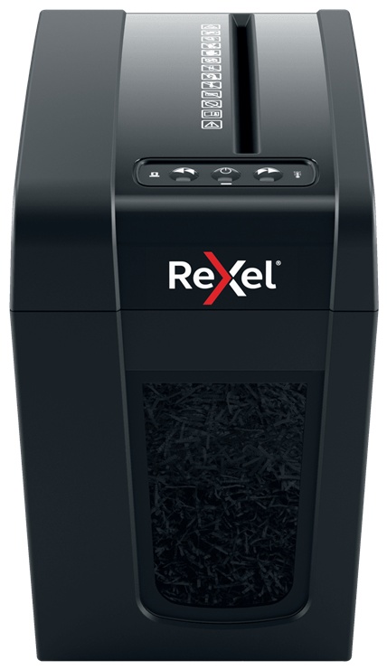 Rexel Secure X6-SL Aktenvernichter | P-4 Partikelschnitt | 6 Blatt | 10 l | Schwarz