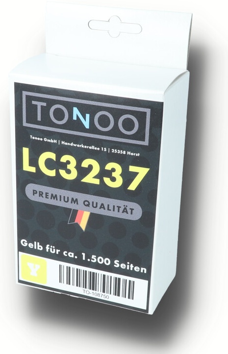 Tonoo® Tinte ersetzt Brother LC3237Y Gelb