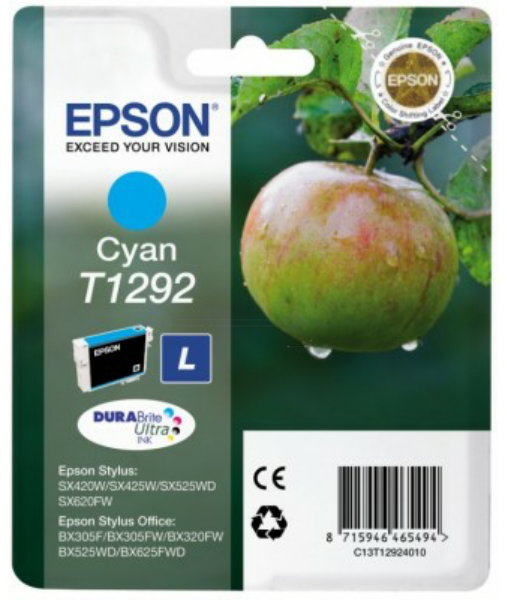 Original Epson T1292 | C13T12924012 Tintenpatrone Cyan