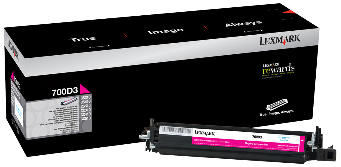 Original Lexmark 70C0D30 | 700D3 Entwicklereinheit Magenta