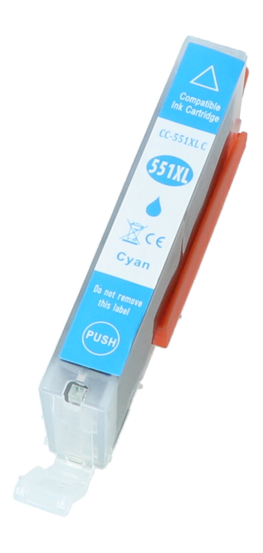 Tonoo® Tinte ersetzt Canon 6444B001 | CLI551C XL Cyan XL