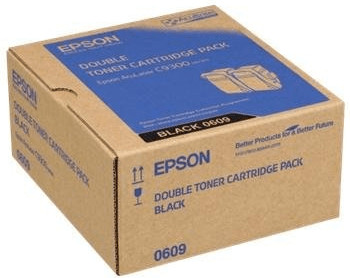 Original Epson 0609 | C13S050609 Toner Schwarz ( 2 Stück ) ( A-Ware )