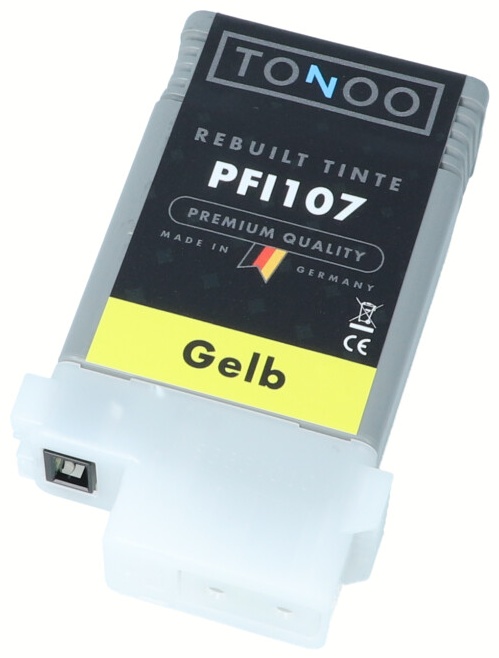 Tonoo® Tinte ersetzt Canon 6708B001 | PFI107Y Gelb
