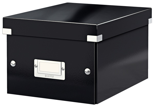 Leitz Aufbewahrungsbox Click & Store | 7,4 l | 21,6 x 28,2 x 16 cm | Schwarz