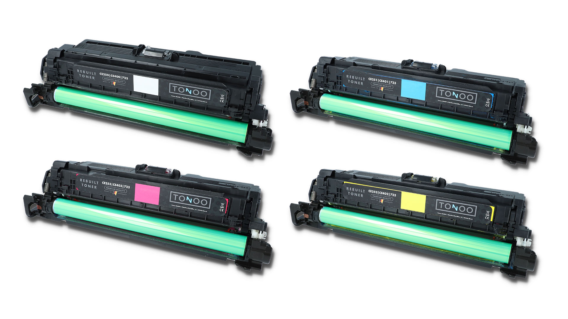 Tonoo® Toner ersetzt HP 504X | 504A BK|C|M|Y Spar Set XL