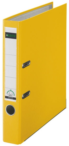 Leitz Ordner 1015 | DIN A4 | 5,2 cm | Gelb