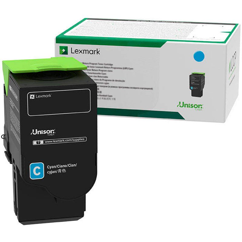 Original Lexmark 78C2XC0 Toner Cyan XL