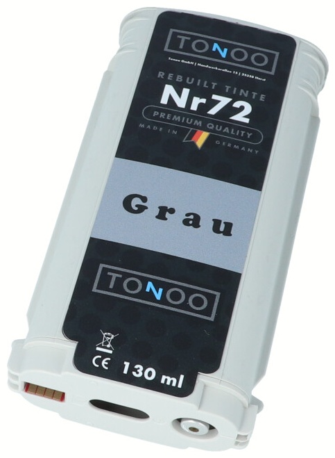 Tonoo® Tinte ersetzt HP 72 | C9374A Grau