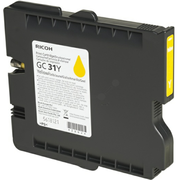 Original Ricoh Type GC31Y | 405691 Tinte Gelb