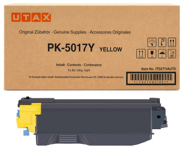 Tonoo® Toner ersetzt UTAX PK5017Y | 1T02TVAUT0 Gelb