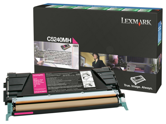 Original Lexmark C5240MH Toner Magenta XL