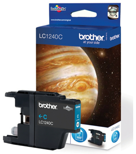 Original Brother LC1240C Tinte Cyan