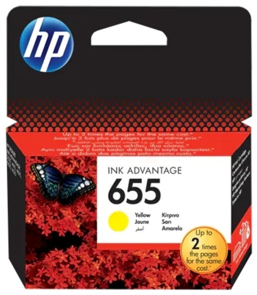 Original HP 655 | CZ112AE Tinte Gelb