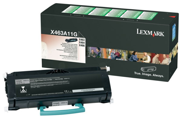 Original Lexmark X463A11G Toner Schwarz