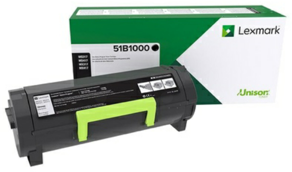 Original Lexmark 51B00A0 Toner Schwarz