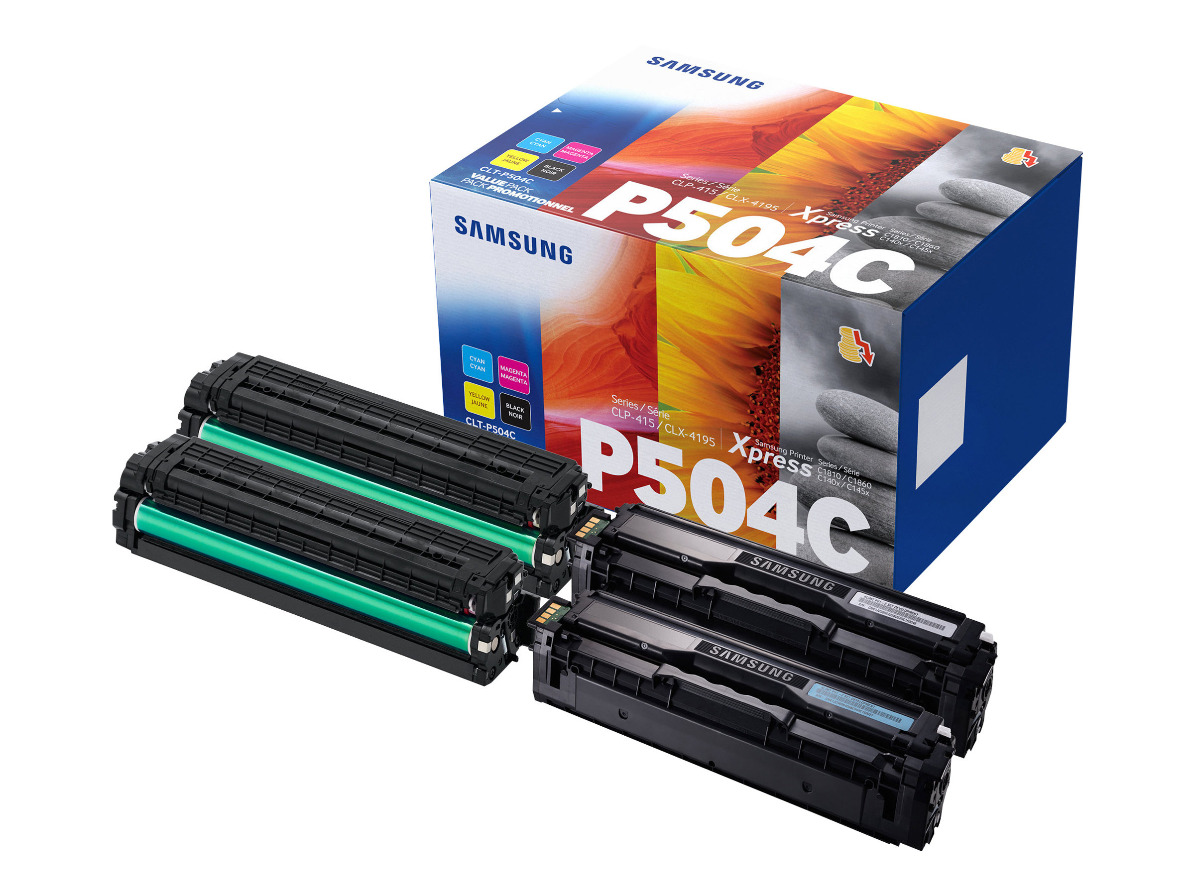Original Samsung SU400A | CLTP504C Toner Spar Set
