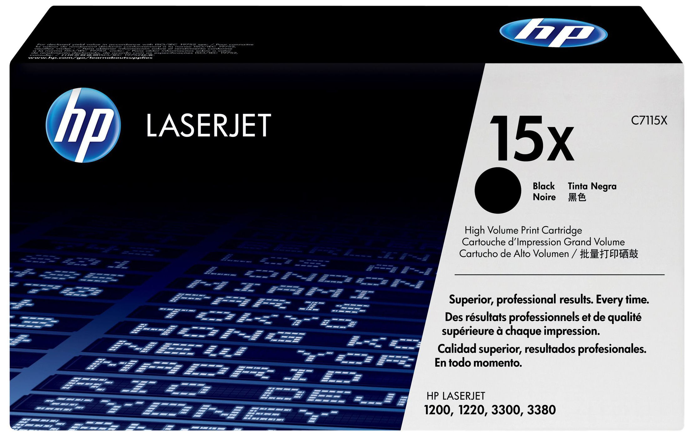 Original HP C7115X | 15X Toner Schwarz XL