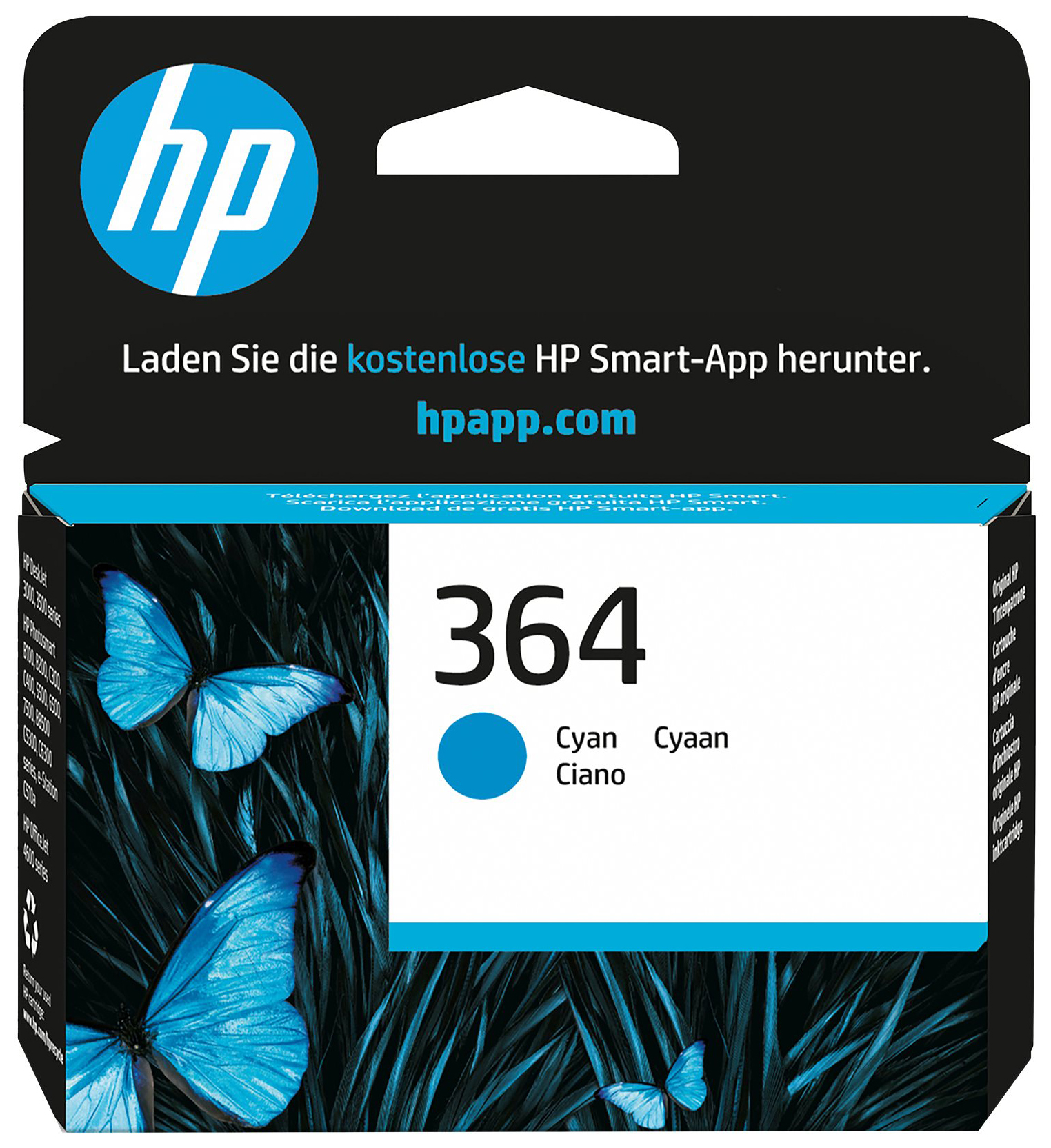 Original HP 364 | CB318EE Tinte Cyan ( 2022 -2023 )