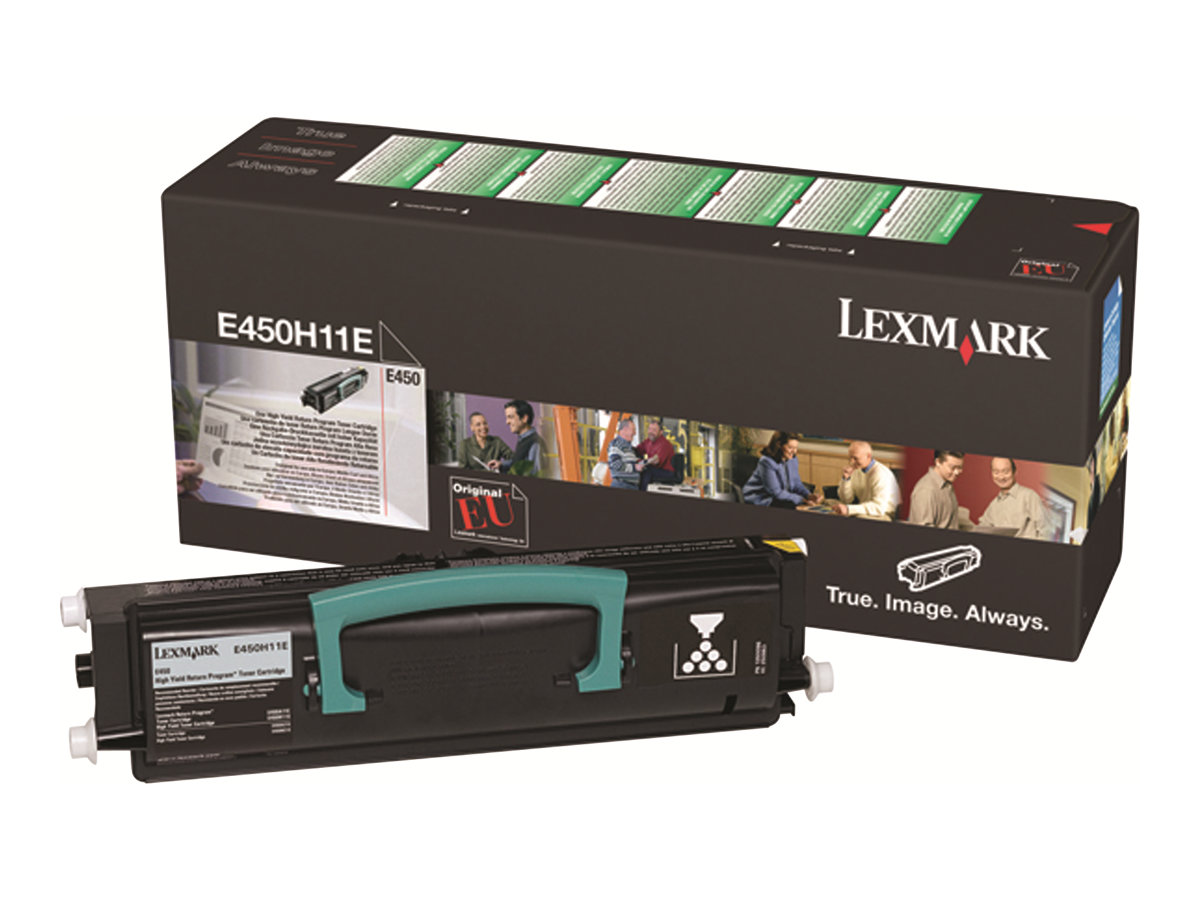 Original Lexmark E450H11E Toner Schwarz XL
