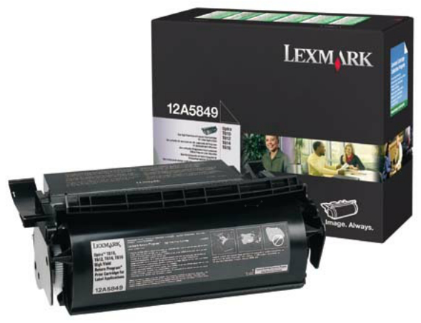 Original Lexmark 12A5340 Toner Schwarz XL