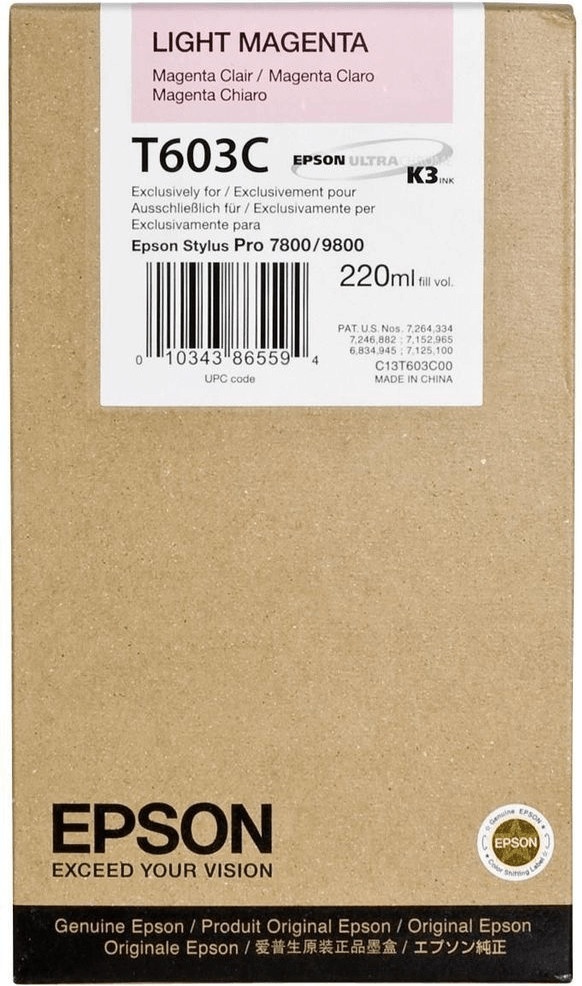 Original Epson T603C |  C13T603C00 Tinte light Magenta