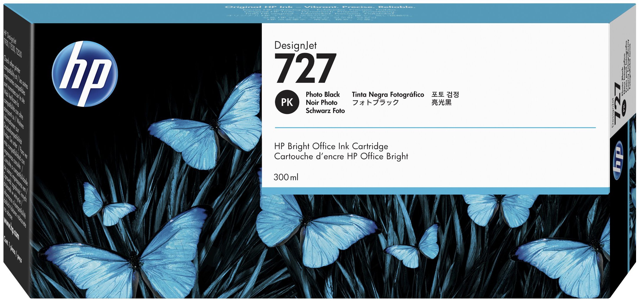 Original HP 727 | F9J79A Tinte Foto Schwarz XL