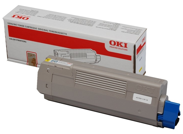Original OKI 44315305 Toner Gelb