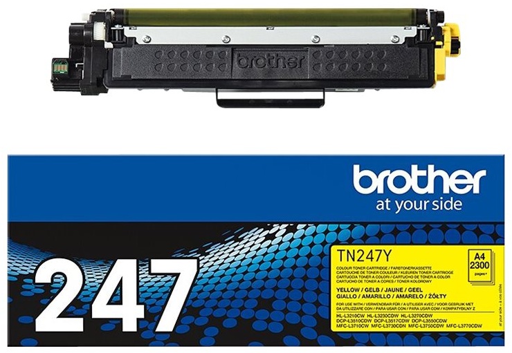 Original Brother TN247Y Toner Gelb XL