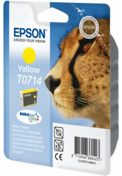 Original Epson T0714 | C13T07144012 Tinte Gelb XL