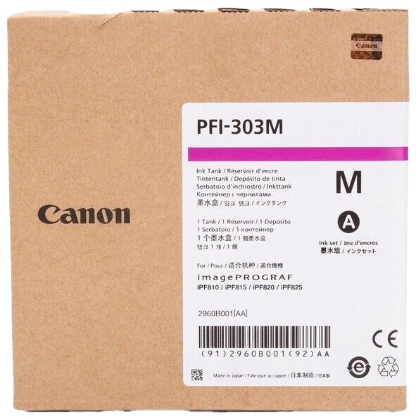 Original Canon PFI303 M | 2960B001 Tinte Magenta ( 2025 )