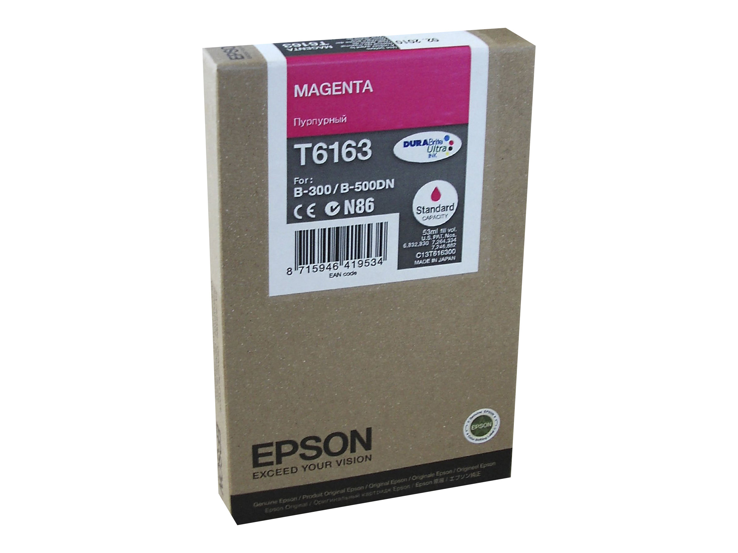 Original Epson T6163 | C13T616300 Tintenpatrone Magenta ( 2024 )