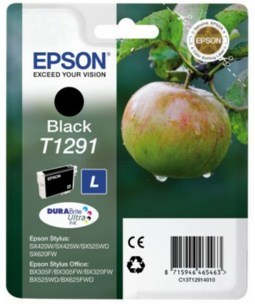Original Epson T1291 | C13T12914012 Tintenpatrone Schwarz