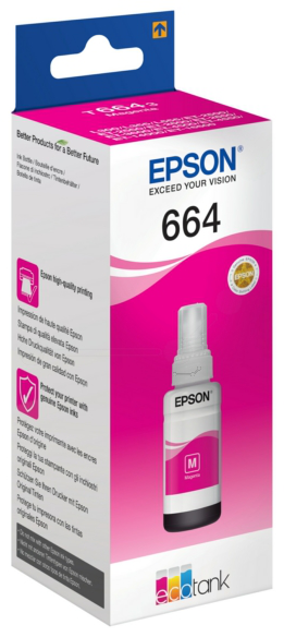 Original EPSON T6643 magenta Tintenflasche