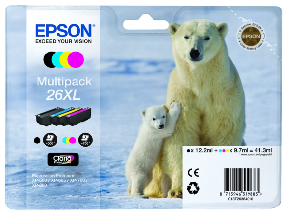 Original Epson 26XL | C13T26364010 Tinte Spar Set XL ( 2024 )