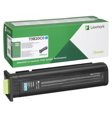 Original Lexmark 73B20C0 Toner Cyan ( A-Ware )