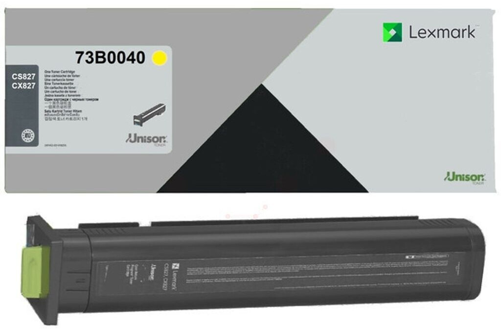 Original Lexmark 73B0040 Toner Gelb