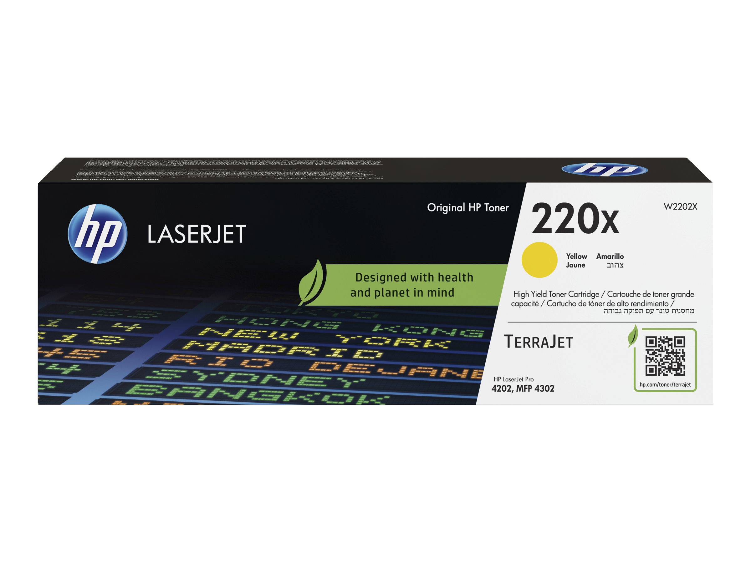 Original HP 220X | W2202X Toner Gelb XL