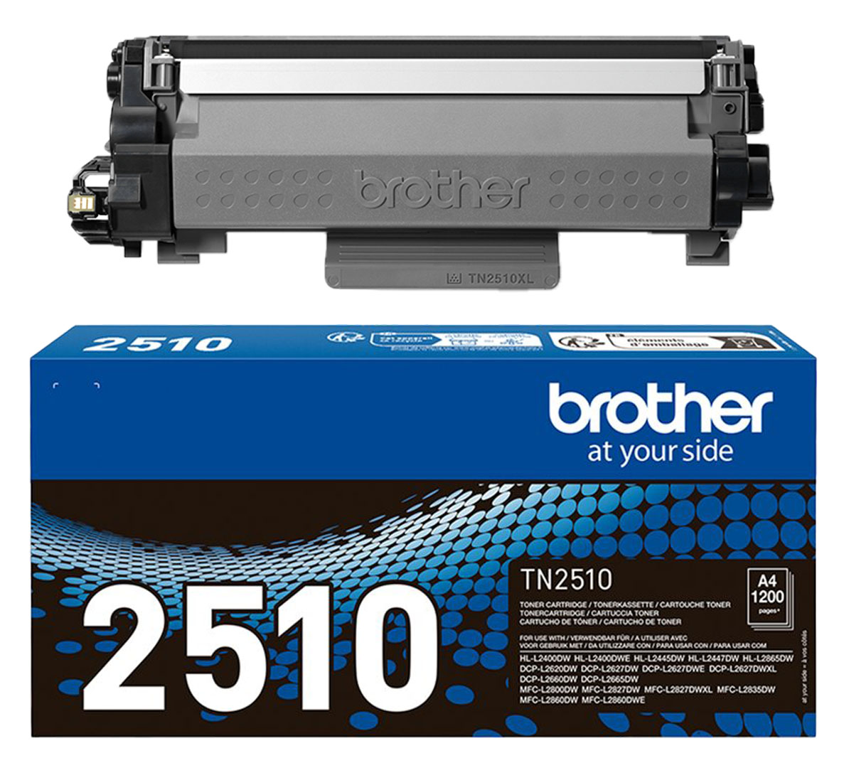 Original Brother TN2510 Toner Schwarz