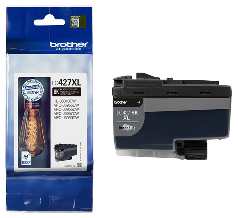 Original Brother LC427XLBK Tinte Schwarz XL