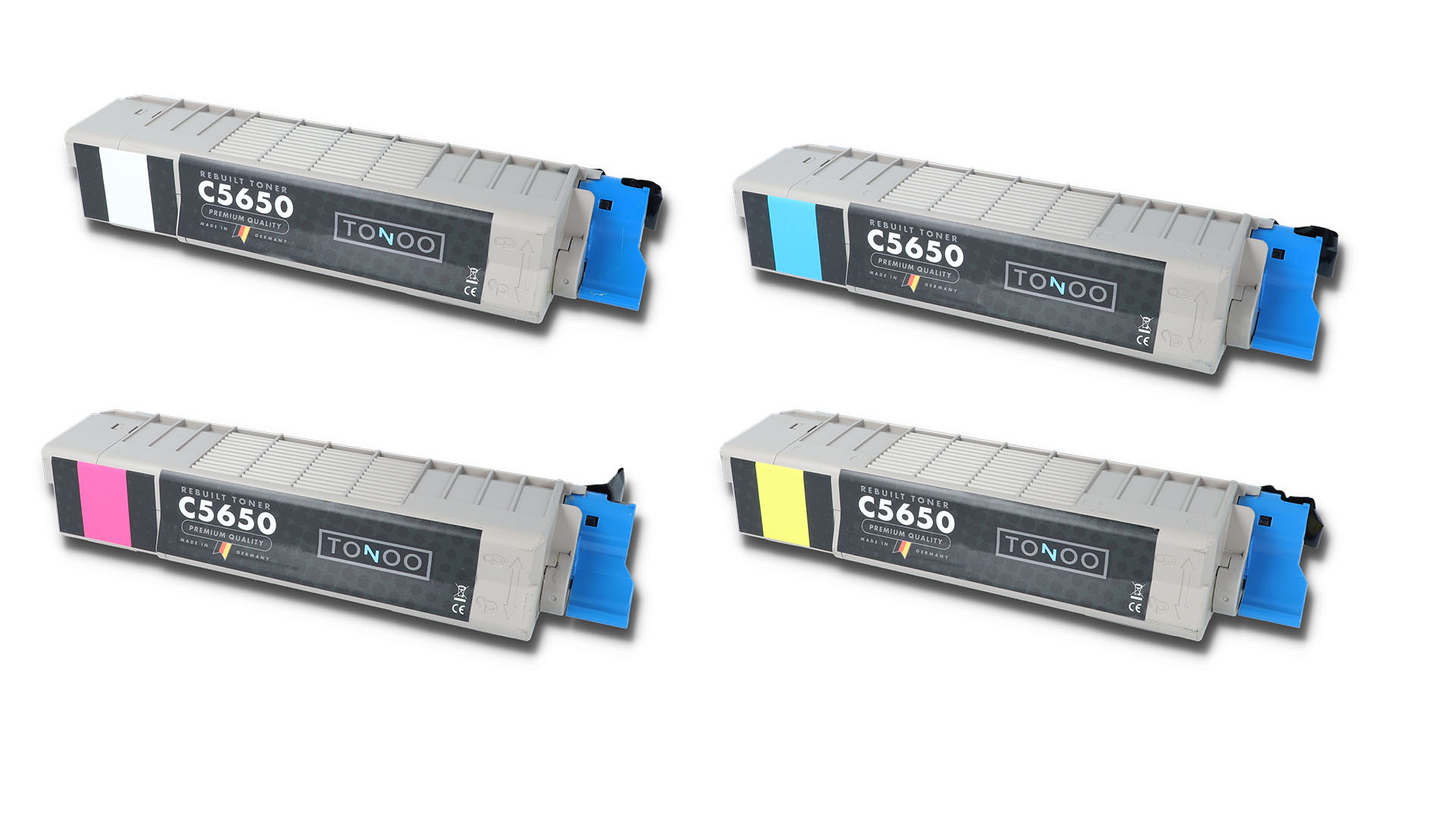 Tonoo® Toner ersetzt OKI C5650 | C5750 | Spar Set