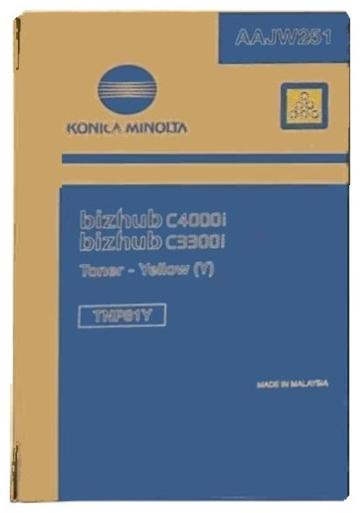 Original Konica Minolta TNP81Y | AAJW251 Toner Gelb