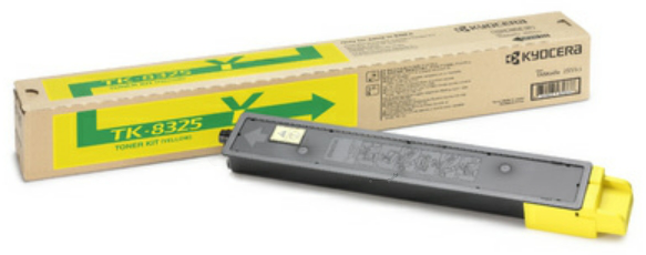 Original Kyocera TK8325Y / 1T02NPANL0 Toner Gelb
