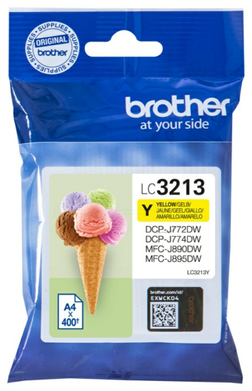 Original Brother LC3213Y Tinte Gelb XL