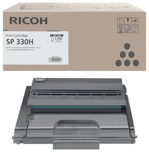 Original Ricoh 408281 / TypeSP330H Toner Schwarz