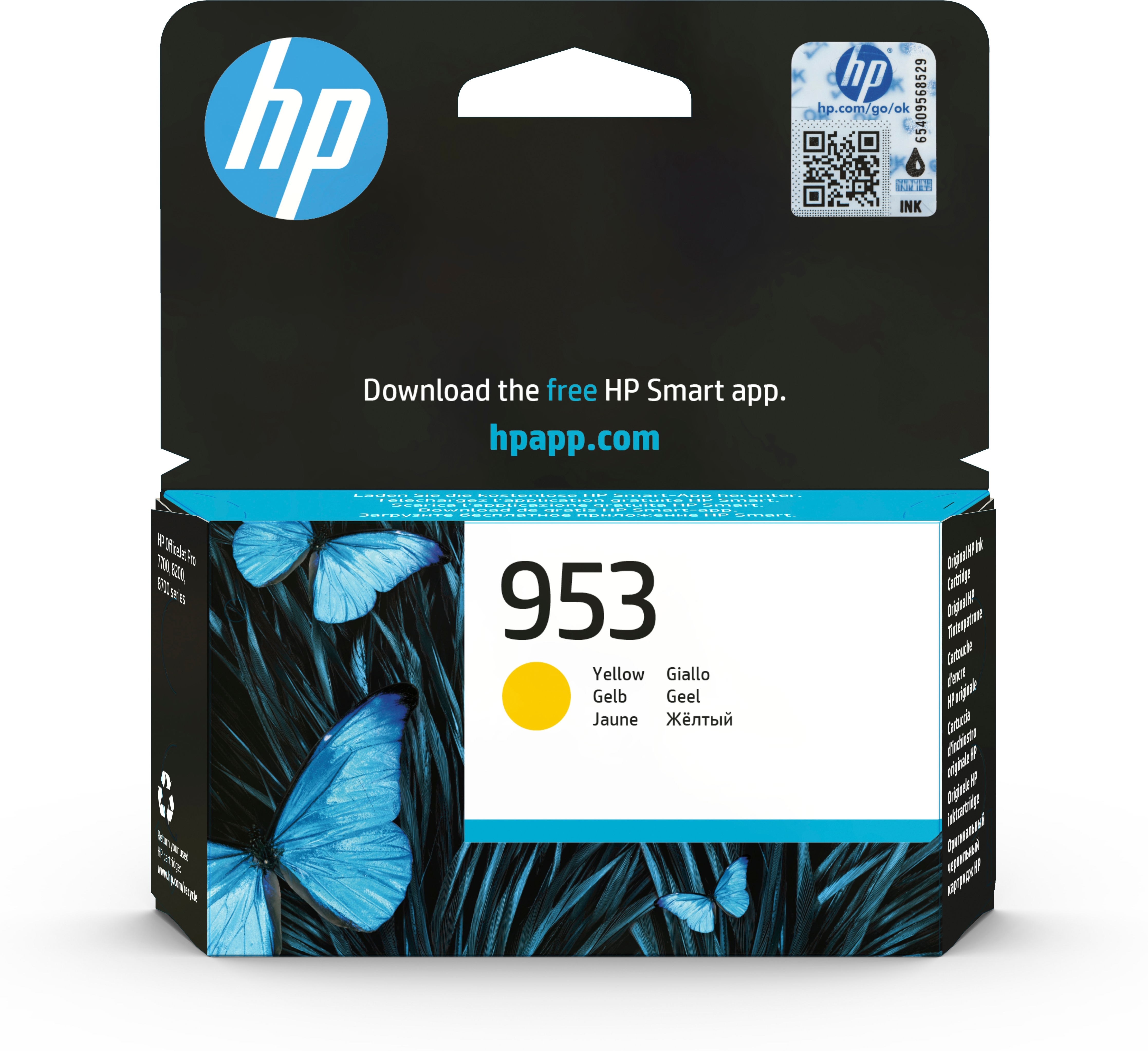 Original HP 953 | F6U14AE Tinte Gelb