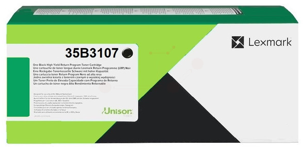 Original Lexmark 25B3107 Toner Schwarz