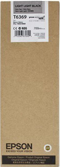 Original Epson T6369 | C13T636900 | light light Schwarz Tinte